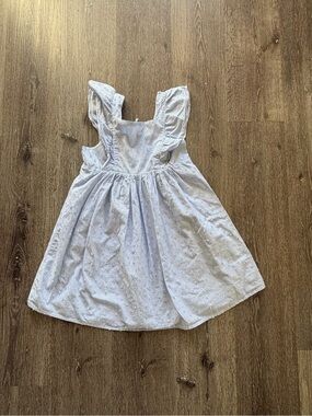 Peek White Ruffle-Top Sundress